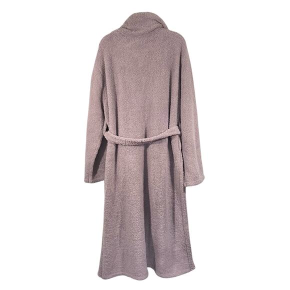 Barefoot Dreams Grey 509 Cozy Chic Plush Robe Size 3 (L) NWT Embroidered - Picture 7 of 7